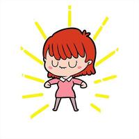 cartoon woman art drawing video