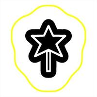 magie toverstaf symbool icoon ontwerp kunst video