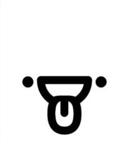happy face with tongue icon creative drawing video