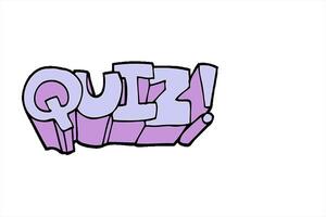 quiz text creative drawing video