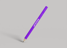crayon l'image de marque maquette psd