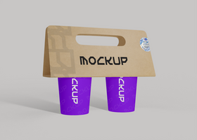 personnalisable café titulaire maquette pour logo afficher psd