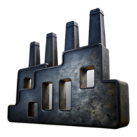 vibrant artistique industriel usine silhouette coupé noir Contexte professionnel png