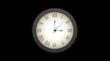 romain l'horloge temps Contexte animation video