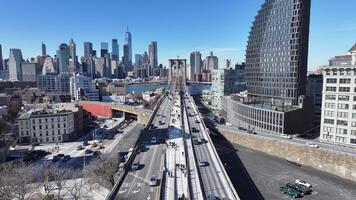Stunning Brooklyn Bridge in Manhattan New York in United States.. Iconic Iconic. video