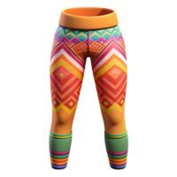 dramático minimalista tribal impressão perneiras brilhante cores isolado elemento exclusivo png