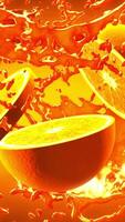 Contexte texturé biologique Orange des fruits en bonne santé video