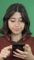 Woman Looking Phone video