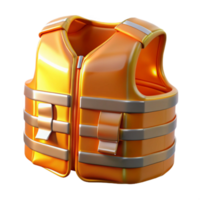serene rustic Safety Vest Orange Reflective Strips Cutout Construction Safety authentic png