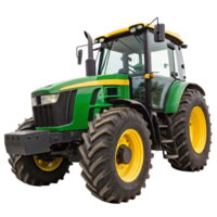 mächtig Grün Traktor mit groß Reifen und Gelb Räder zum Landwirtschaft und Landwirtschaft png