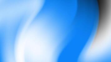 Smooth flowing blue wave background with soft gradient and abstract motion video