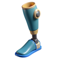impressionnant artistique 3d imprimé prothétique jambe original png