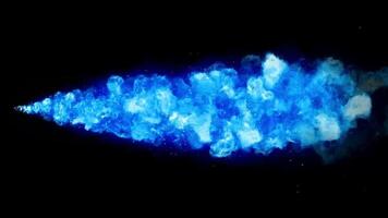 blauw brand bal Effecten video