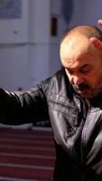 Mosque prayer old man video