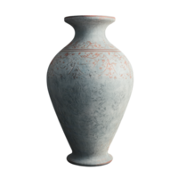 elegant Vase mit kompliziert Blumen- Muster präsentieren zeitlos Schönheit und Handwerkskunst gegen ein glatt transparent Hintergrund png