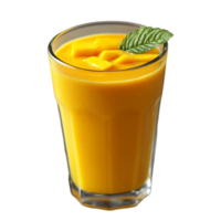 delicioso manga batido com marca rótulo isolado em transparente fundo png