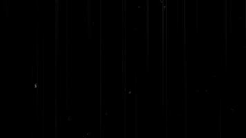 blanc lumière des rayons animation et lumière rayonnant vers l'extérieur dans une cosmique réglage video