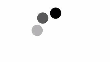 Abstract grayscale circles design, minimalist artwork, simple graphic design, dots pattern, elegant visual, modern art concept. video