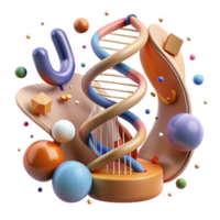 beautiful modern Preserving Genetic Diversity with Ai Isolated professional png