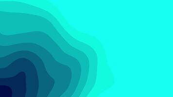 abstract animatie van uitknippen papier stijl. 4k resolutie achtergrond , Doorzichtig water kleur. diepte centrum Bij de bodem rand video