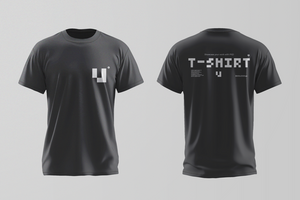 frente e costas Visão camiseta brincar psd