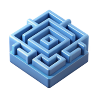 underbar glad barock geometrisk blå kvadrater anordnad i en rutnät mönster. minimal, med skalbar design. 8 K png