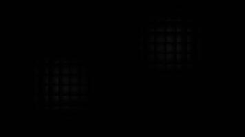 rouge et Orange cybernétique tetris Contexte vj boucle dans 4k video