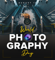 World Photography day social media post template psd