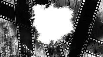 verwittert Filmstreifen wischen Luma Maske video