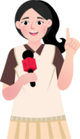 donna emittente rottura notizia vivere png